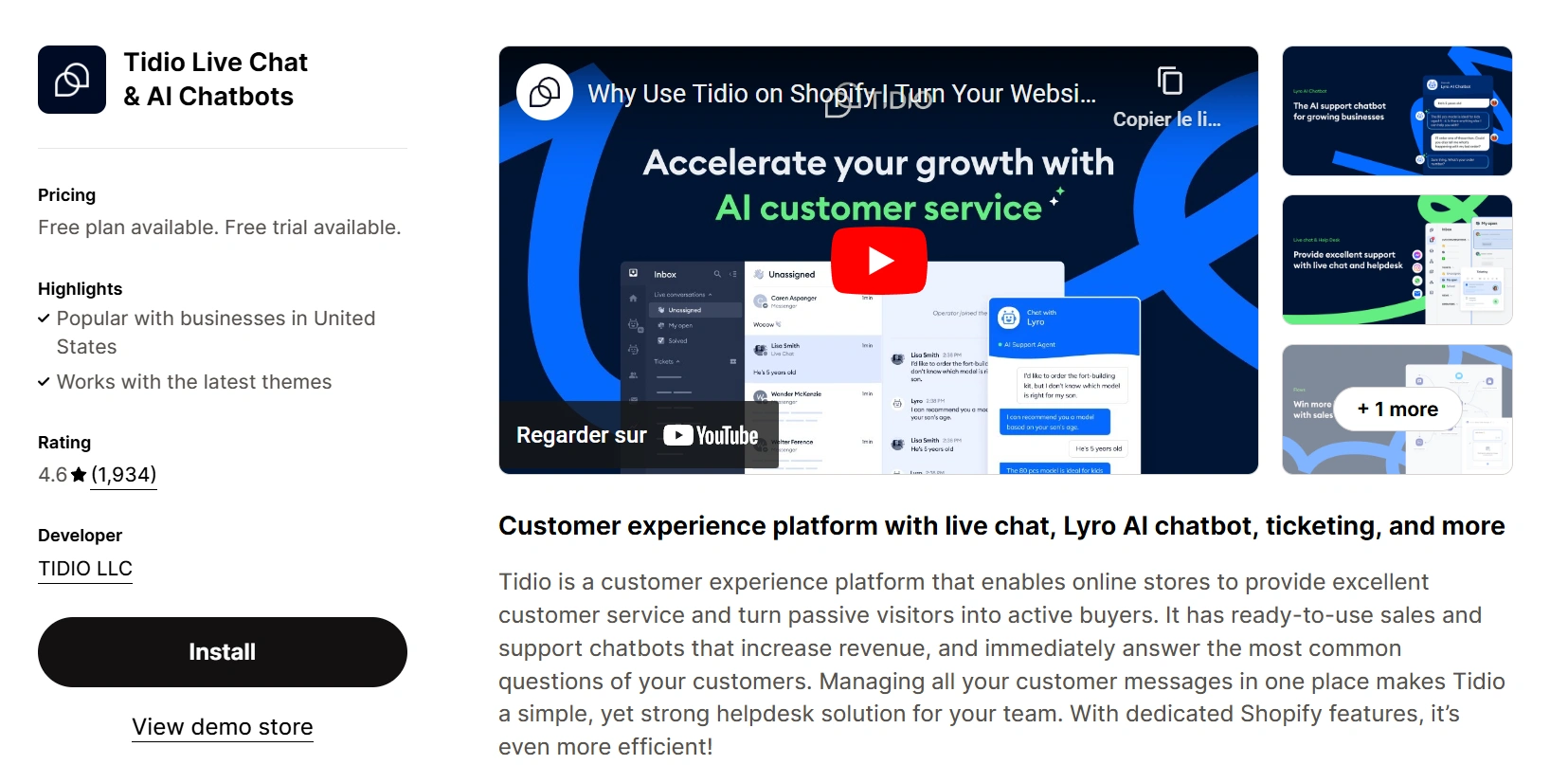 Tidio – Live Chat & AI Chatbots
